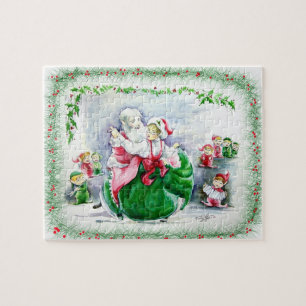 Quebra-cabeça Papai noel & Sra. Waltzing Claus Confusão