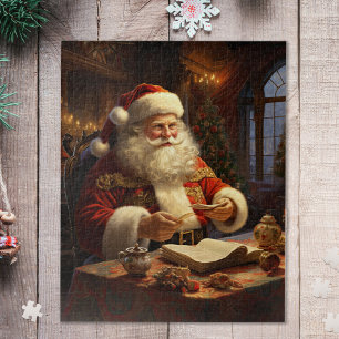Quebra-cabeça Papai Noel Vintage Natal