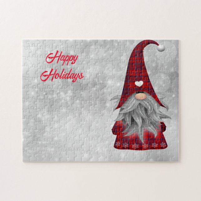 Quebra-cabeça Papais noeis de Natal (Horizontal)