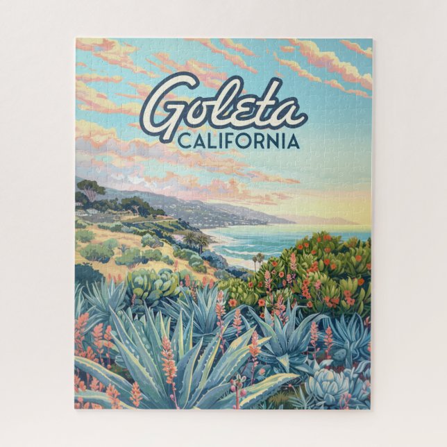 Quebra-cabeça Papais noeis Goleta California Barbara Isla Vista  (Vertical)