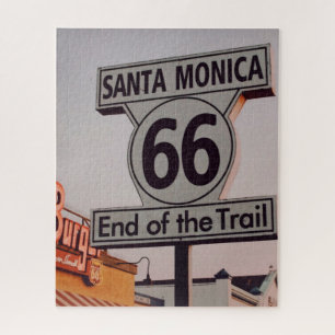 Quebra-cabeça Papais noeis Monica Route 66 California