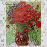 Quebra-cabeça Papas vermelhos e margaridas por Vincent van Gogh<br><div class="desc">Ainda com vida: Poppies vermelhos e margaridas de Vincent van Gogh é um apos impressionismo de arte vintage que ainda vive pintura floral. Um belo buquê de flores vermelhas de papoila e flores margaridas brancas frescas do jardim em um vaso decorativo. Sobre o artista: Vincent Willem van Gogh (1853-1890) foi...</div>