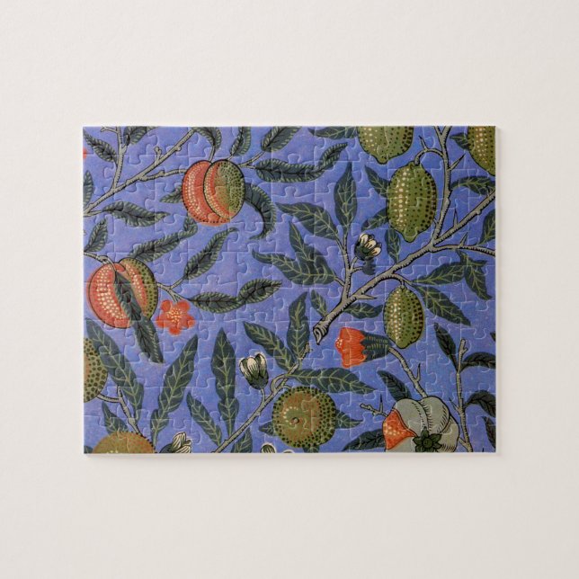 Quebra-cabeça Papel de Parede Romã William Morris (Horizontal)