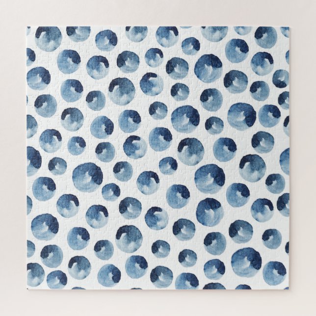 Quebra-cabeça Papel de parede sem costura com aquarela desenhada (Vertical)