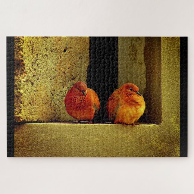 Quebra-cabeça Par de pombas (Horizontal)