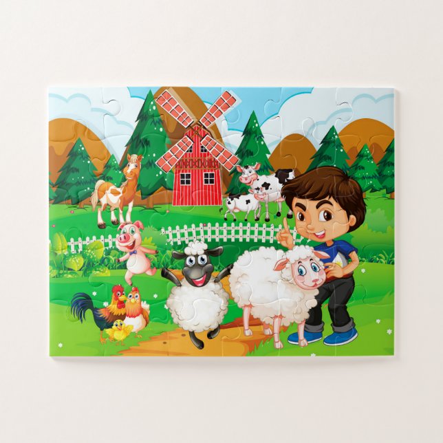 Quebra-cabeça Para Crianças (Horizontal)