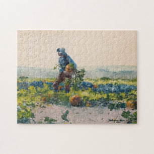 Quebra-cabeça Para ser um menino de fazendeiro Winslow Homer
