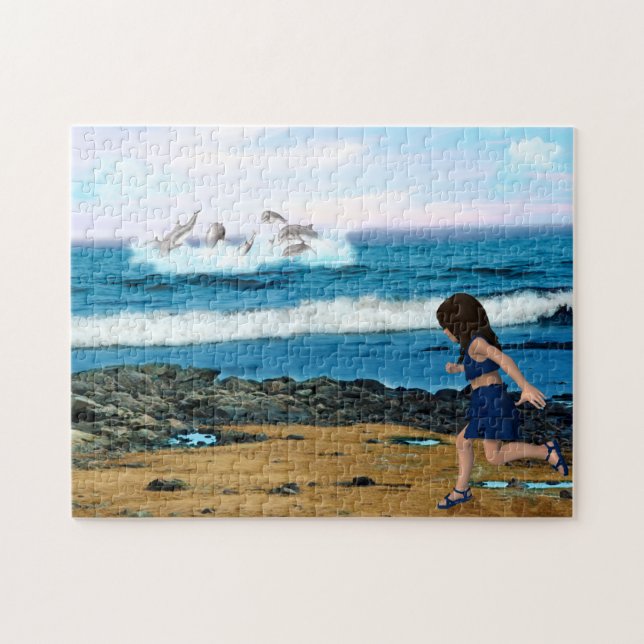 Quebra-cabeça Para ver os golfinhos (Horizontal)