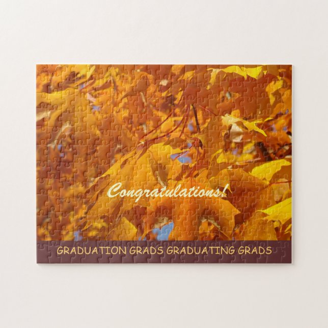 Quebra-cabeça Parabéns GRAD puzzles Graduando puzzle (Horizontal)