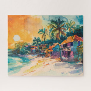 Quebra-cabeça Paraíso de praia tropical
