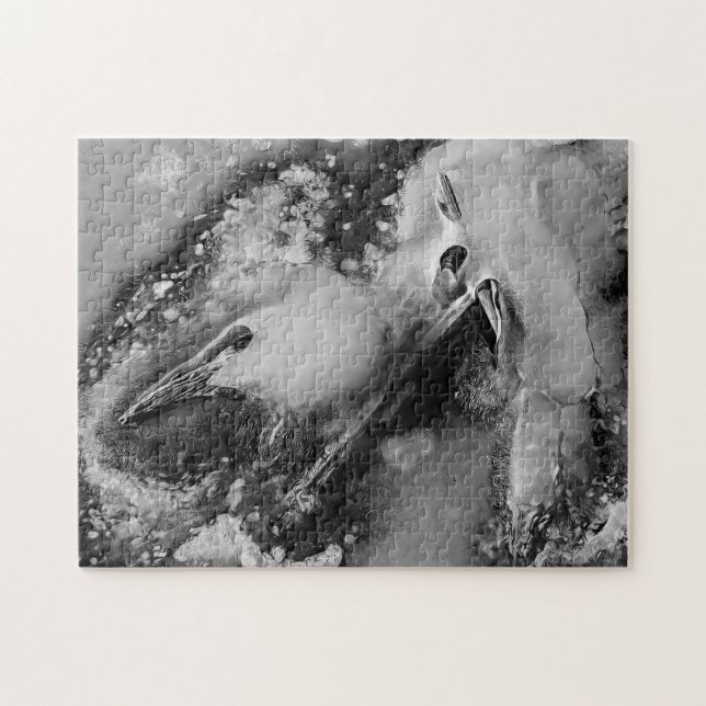 Quebra-cabeça Parece um Pato, mas não é Abstrato (Horizontal)