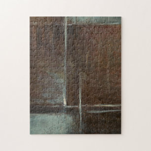 Quebra-cabeça Parede de tijolos Vermelho e Cinza