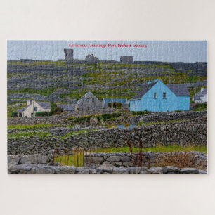 Quebra-cabeça Paredes de Pedra Inisheer Galway Irlanda. Quebra-c
