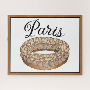 Quebra-cabeça Paris Brest Choux Paossserie French Patisserie Fra