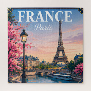 Quebra-cabeça 🗼 Paris França Memória da Viagem à Torre Eiffel �