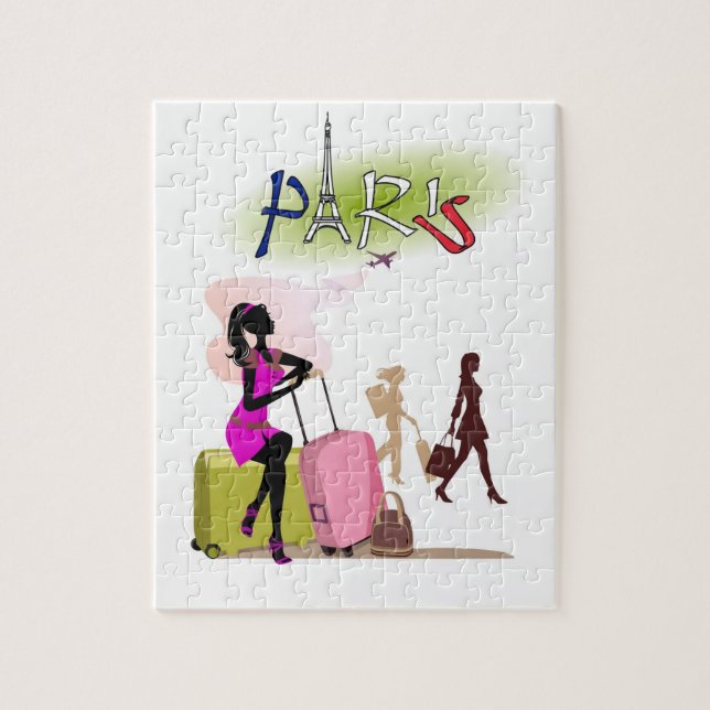 Quebra-cabeça Paris França Vacation (Vertical)