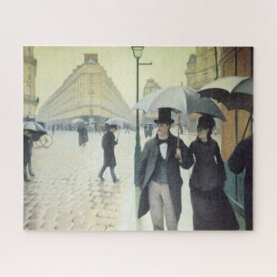Quebra-cabeça Paris Street, Rainy Day, por Caillebotte