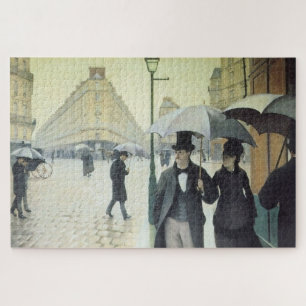 Quebra-cabeça Paris Street, Rainy Day, por Caillebotte