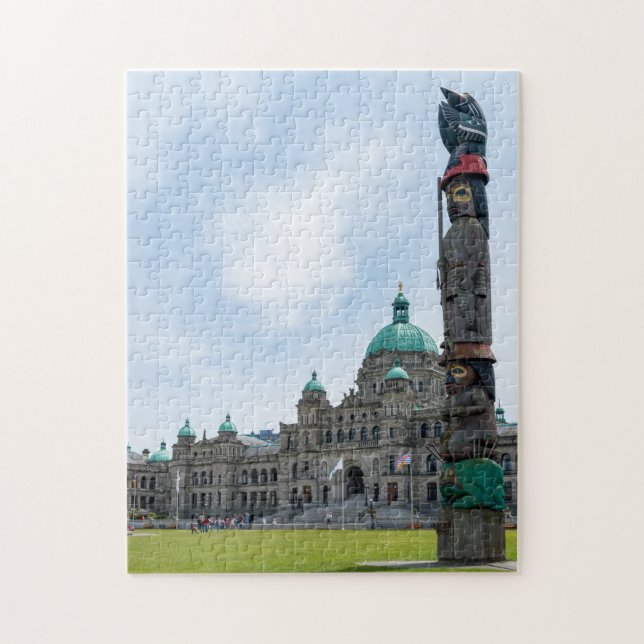 Quebra-cabeça Parlamento da Colúmbia Britânica - Vitória, Canadá (Vertical)