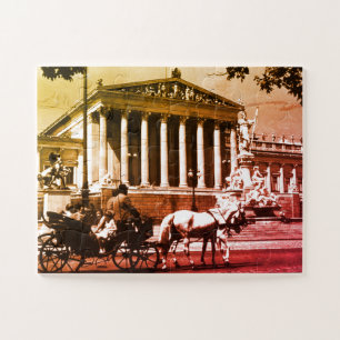 Quebra-cabeça Parlamento de Viena Vintage Áustria