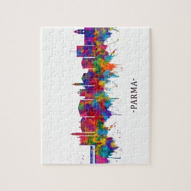Quebra-cabeça Parma Italy Skyline (Vertical)