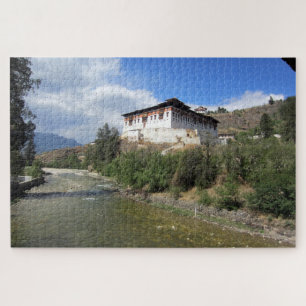 Quebra-cabeça paro dzong bhutan