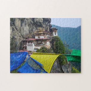 Quebra-cabeça Paro Taktsang: O monastério do ninho do tigre -