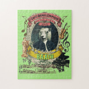 Quebra-cabeça Paródia animal de Bach do compositor de Baach