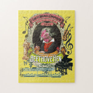 Quebra-cabeça Paródia animal de Beethoven do compositor de