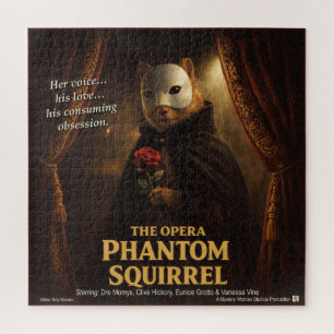 Quebra-cabeça Paródia de Esquilo Fantasma da Ópera
