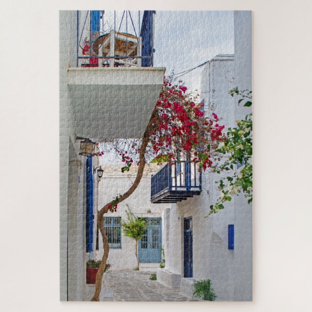 Quebra-cabeça Paros Parikia Allee de Verão (Vertical)