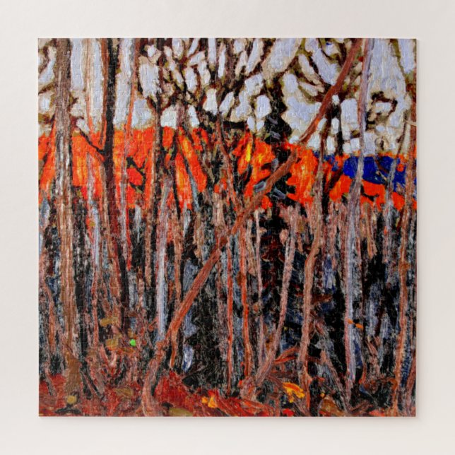 Quebra-cabeça Parque Algonquin, belas artes por Tom Thomson (Vertical)