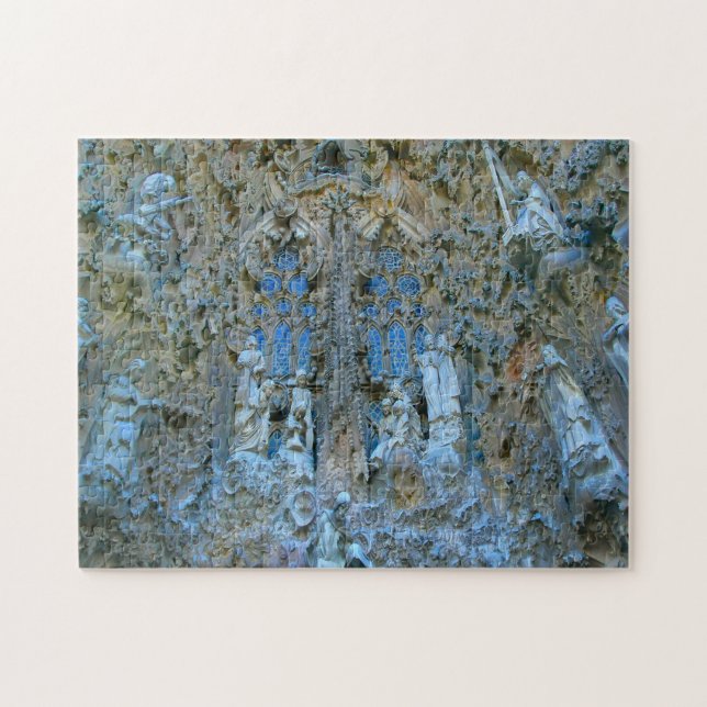 Quebra-cabeça Parque de Montserrat Barcelona. (Horizontal)