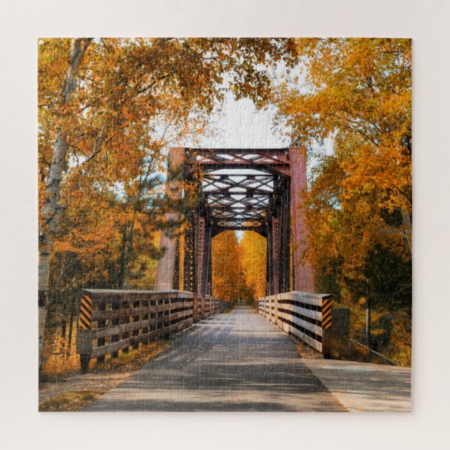 Quebra-cabeça Parque Estadual Bridge Jay Cooke Minnesota (Vertical)