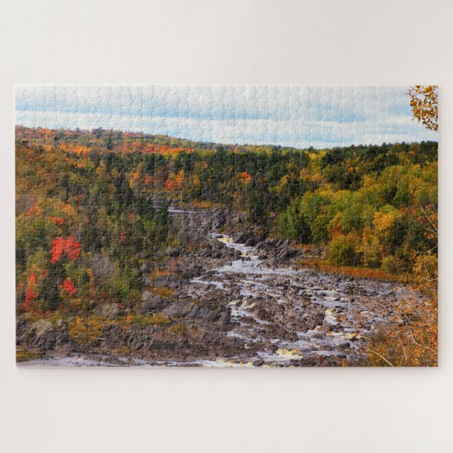 Quebra-cabeça Parque Estadual Jay Cooke Minnesota (Horizontal)