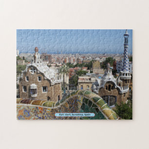 Quebra-cabeça Parque Güell, Barcelona, espanha
