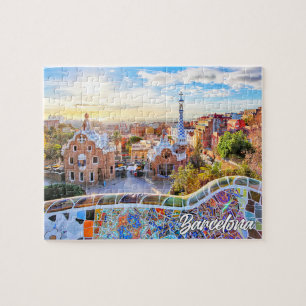 Quebra-cabeça Parque Güell, Barcelona, Espanha