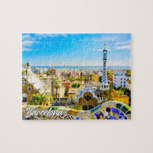 Quebra-cabeça Parque Güell, Barcelona, Espanha