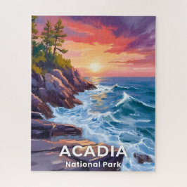 Quebra-cabeça Parque Nacional Acadia | Otter Cliffs Viagens no M