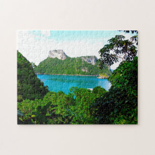 Quebra-cabeça Parque Nacional Angthong Tailândia.