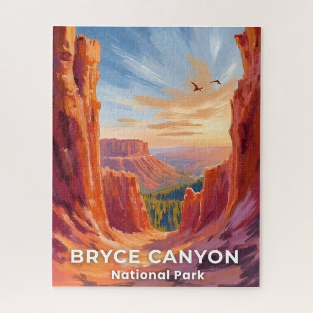 Quebra-cabeça Parque Nacional Bryce Canyon | Viagem por Utah (Vertical)