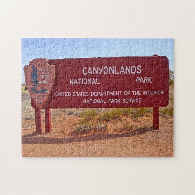 Quebra-cabeça Parque Nacional Canyonlands Utah. (Horizontal)