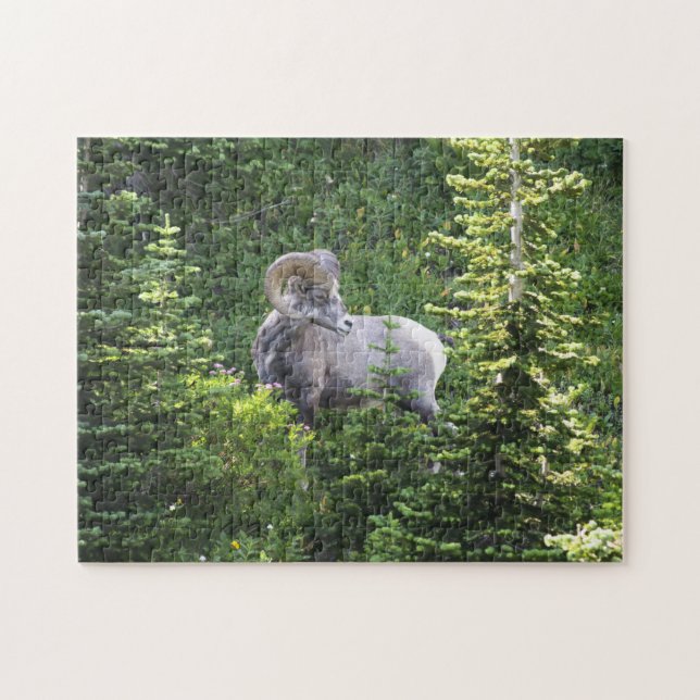 Quebra-cabeça Parque Nacional da Geleira Jigsaw Montana. (Horizontal)