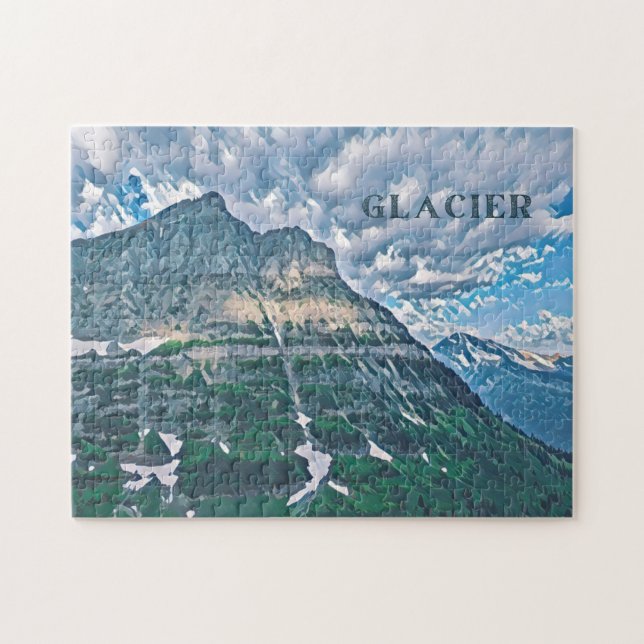Quebra-cabeça Parque Nacional da Glaciar (Horizontal)