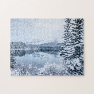 Quebra-cabeça Parque nacional de Banff no inverno