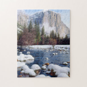 Quebra-cabeça Parque Nacional de Yosemite no Inverno