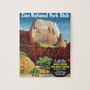 Quebra-cabeça Parque nacional de Zion, viagem de Utá América