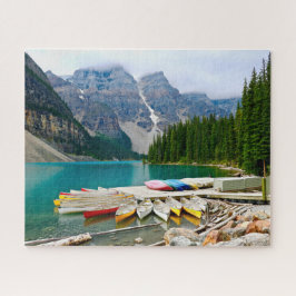 Quebra-cabeça Parque Nacional do Moraine Lake Banff Quebra-cabeç