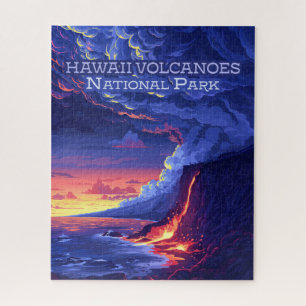 Quebra-cabeça Parque Nacional dos Vulcões do Havaí - Grande Ilha