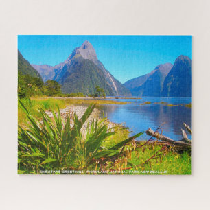 Quebra-cabeça Parque Nacional Fiordland, Nova Zelândia